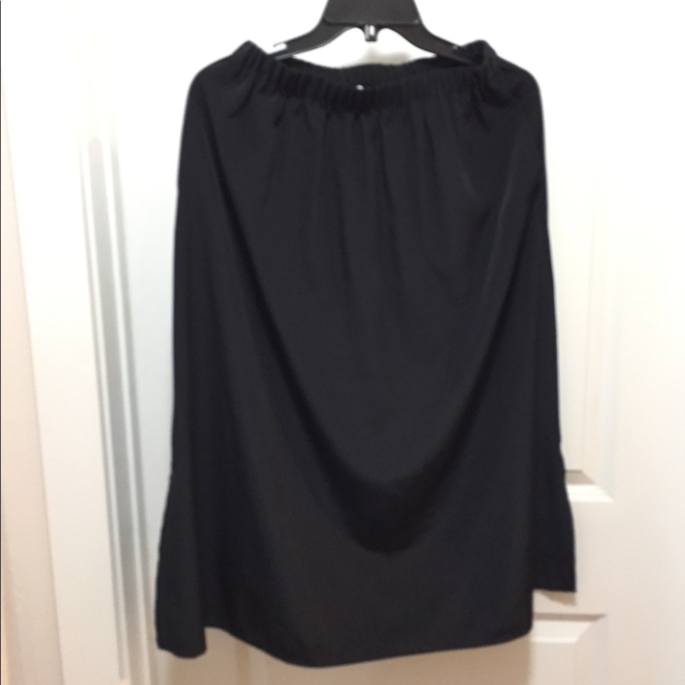 LEITH midi skirt with side slits